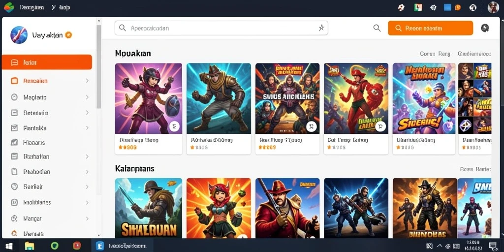 Tampilan antarmuka yang intuitif dan menarik.