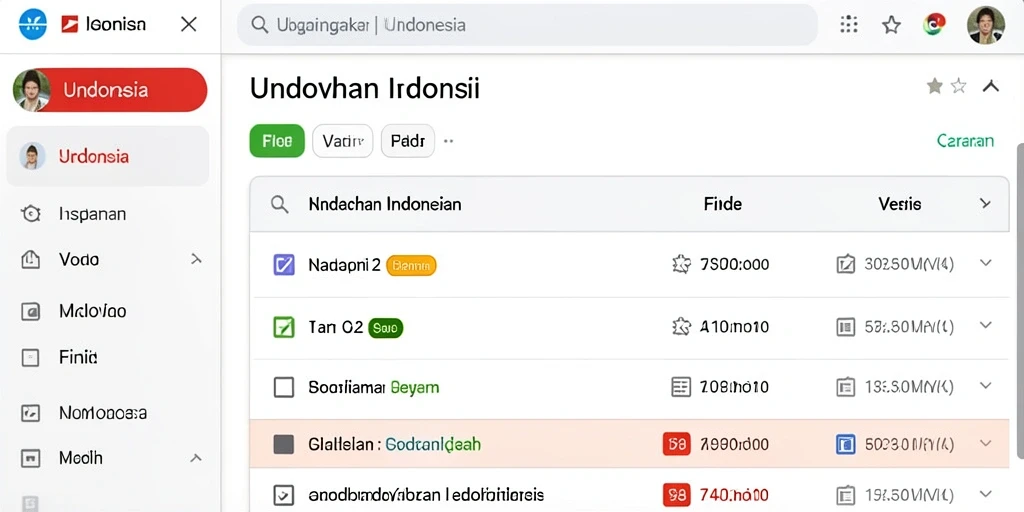 Tampilan antarmuka yang ramah pengguna dan mudah dinavigasi.