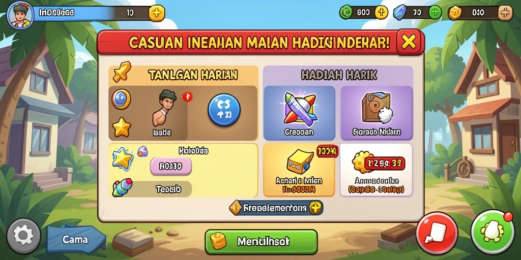 Tampilan antarmuka pengguna yang intuitif.