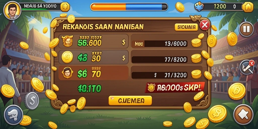 Tampilan awal game VITA555 yang menarik.