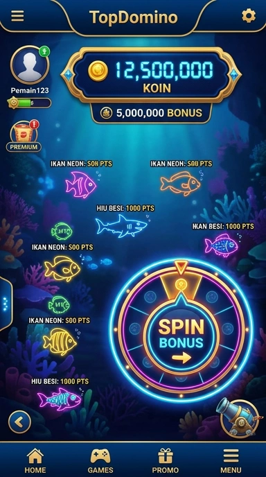 Cuplikan layar menu unduhan topdomino untuk perangkat Android